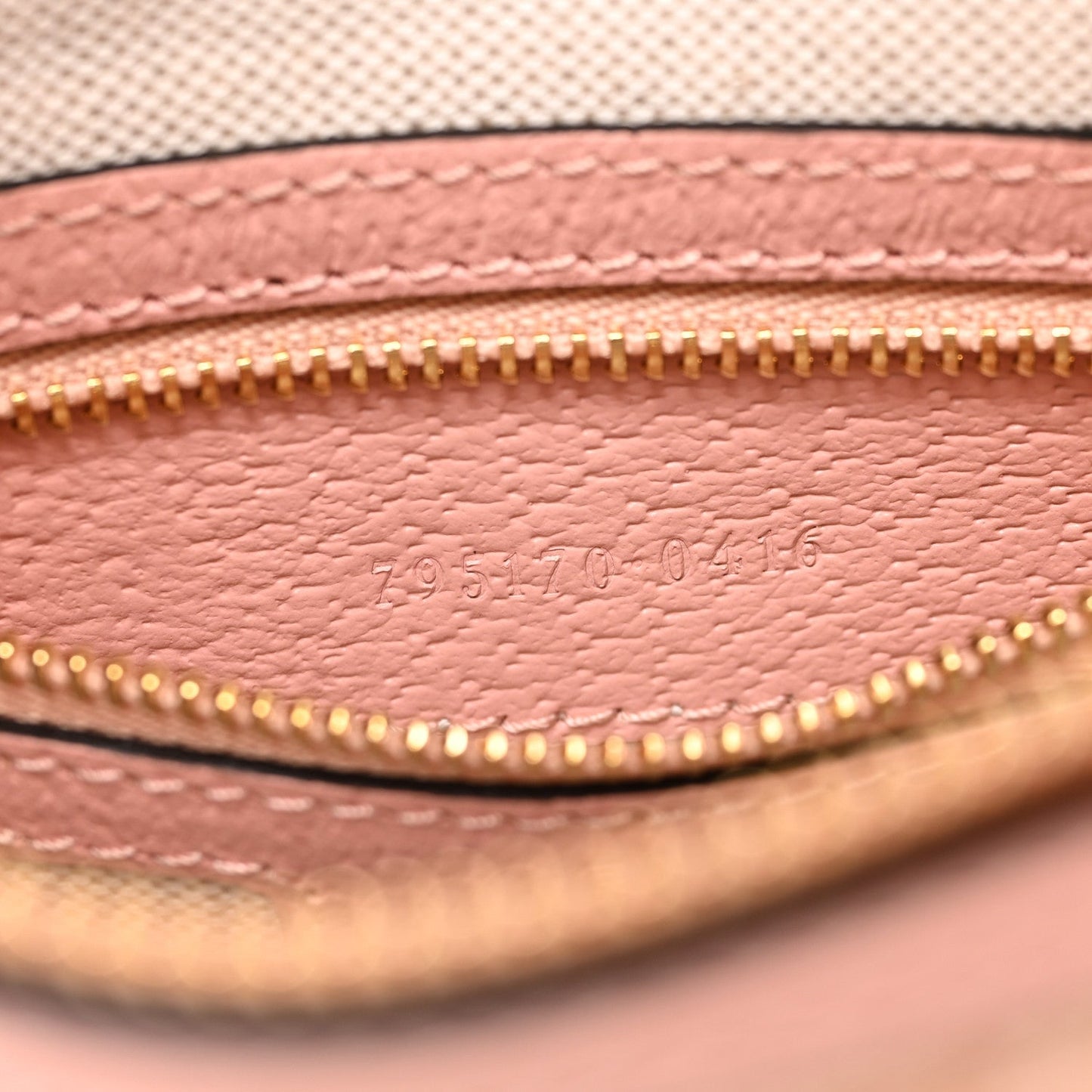 GG Supreme Monogram Textured Calfskin Web Super Mini Ophidia Shoulder Bag Pink