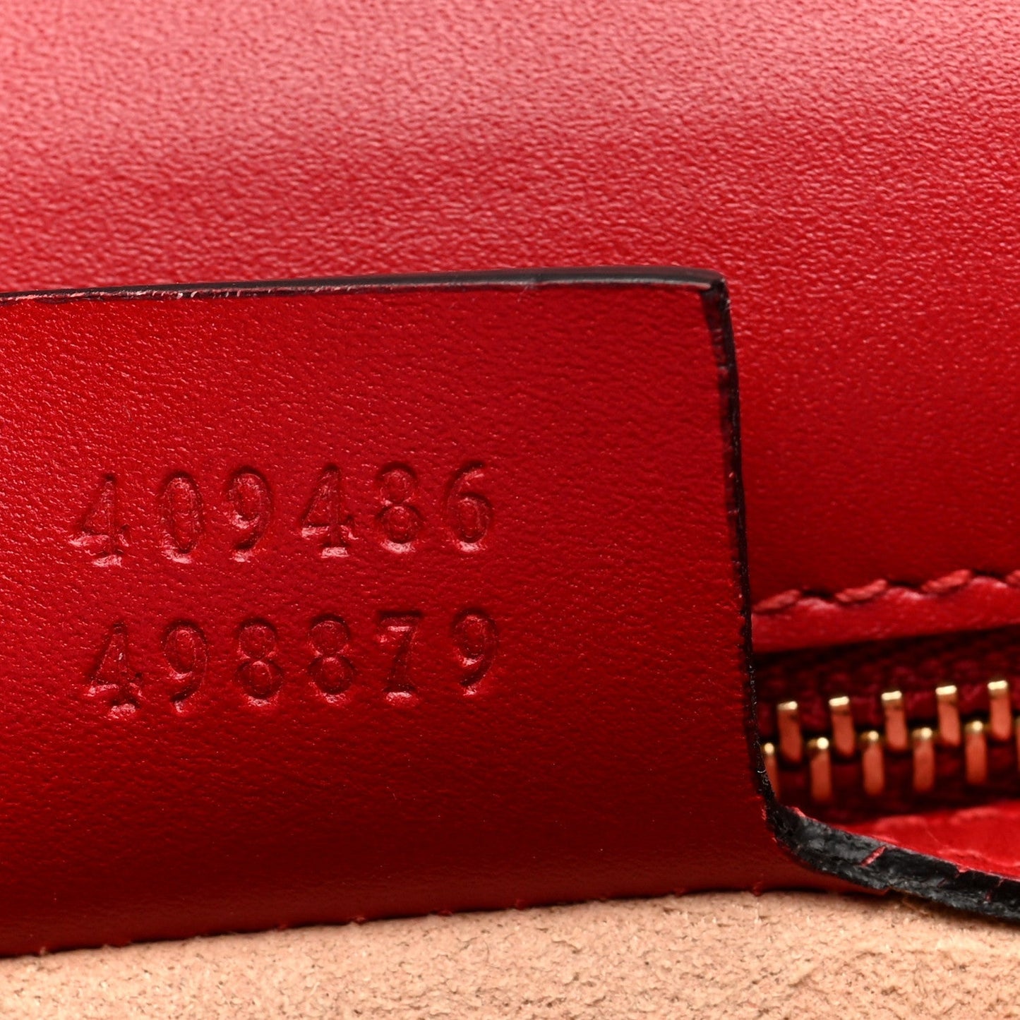 Guccissima Medium Padlock Shoulder Bag Hibiscus Red