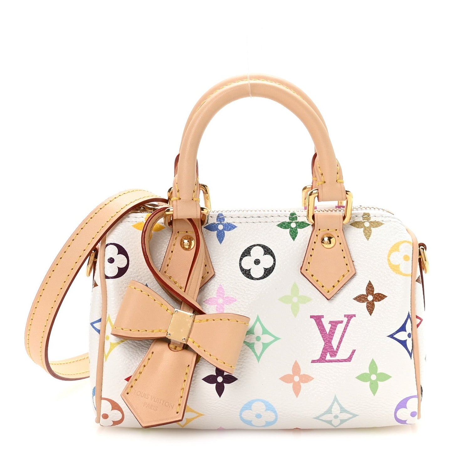 LV X TM Monogram Multicolor Nano Speedy White
