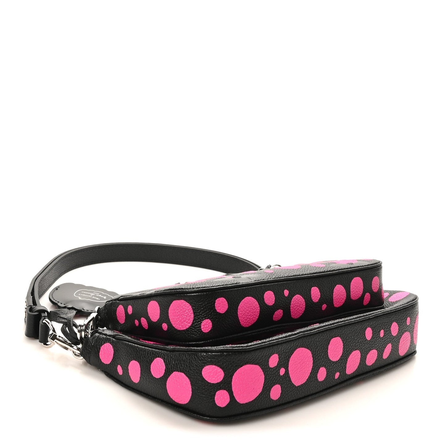 LV X YK Empreinte Multi Pochette Accessories Black Fuchsia