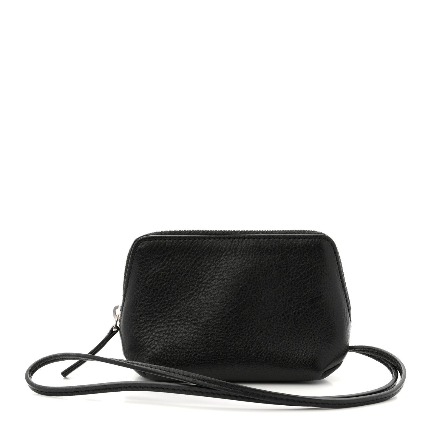 Grained Calfskin Owen Pouch Black