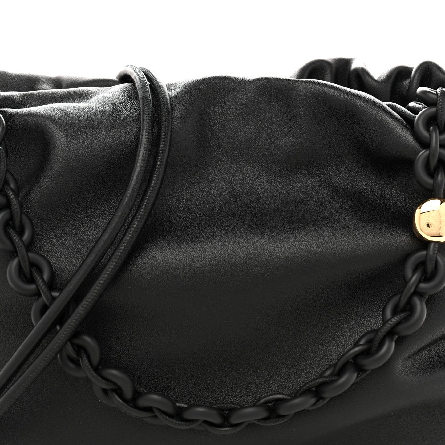 Mellow Nappa Large Donut Chain Flamenco Black