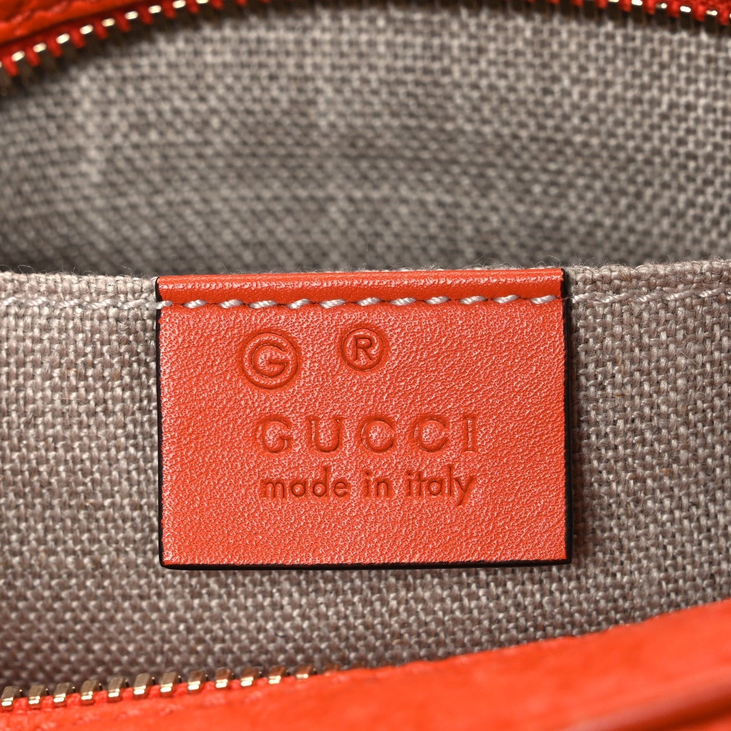 Soft Microguccissima Mini Bree Messenger Bag Sun Orange