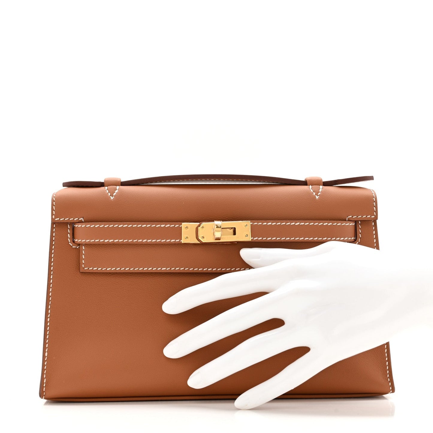 Swift Kelly Pochette Clutch Gold