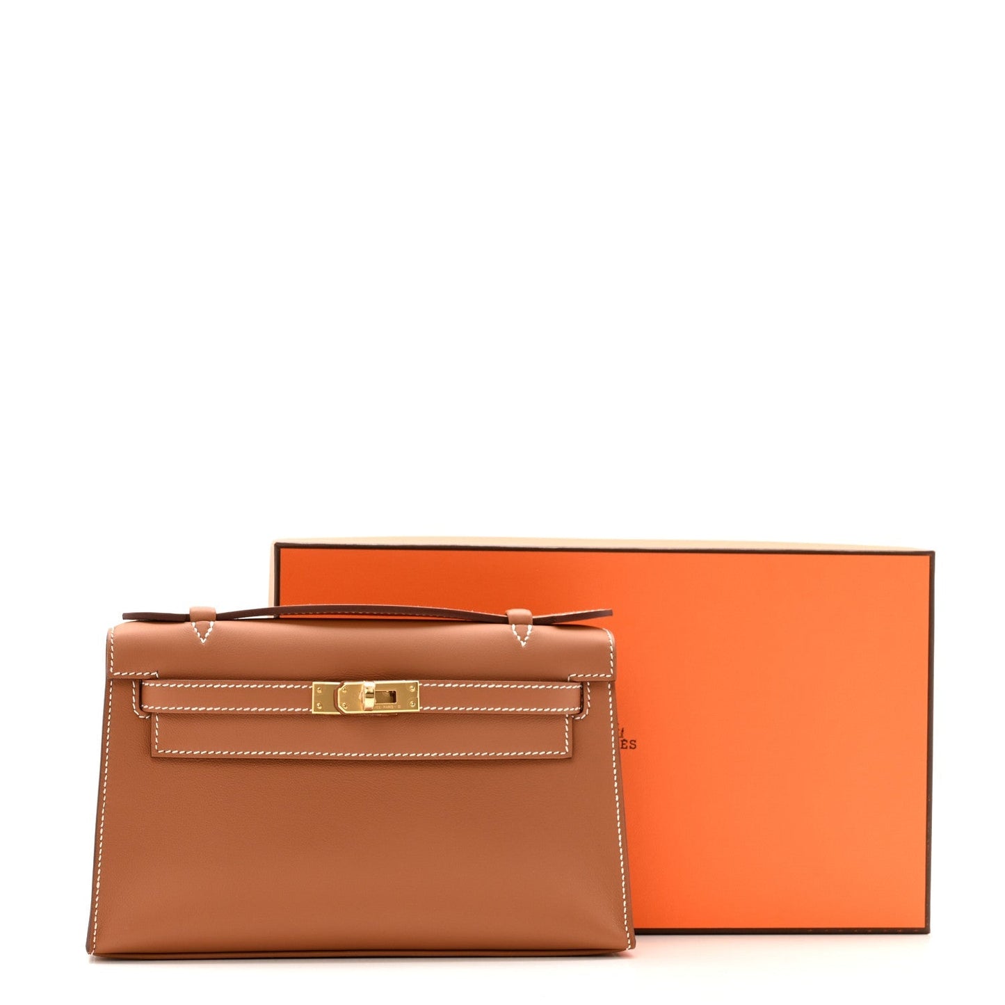 Swift Kelly Pochette Clutch Gold