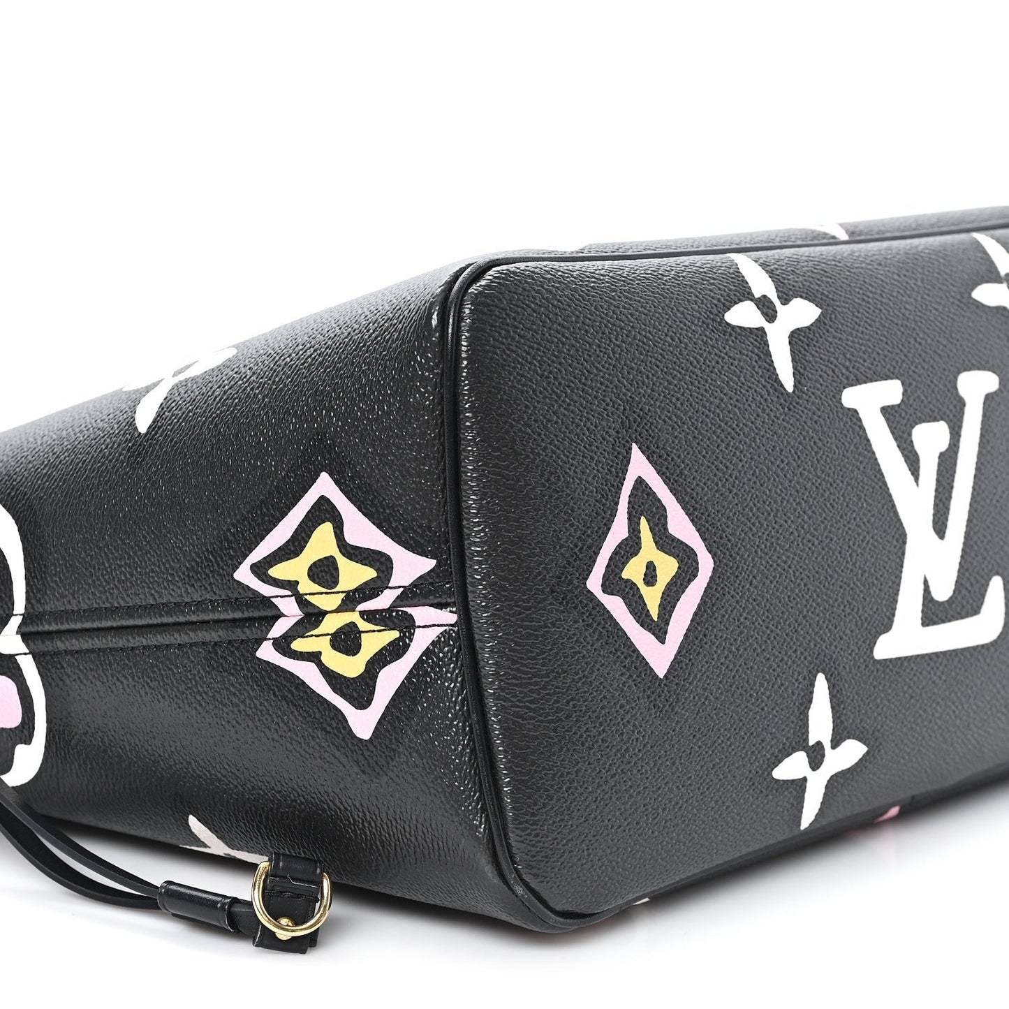 Monogram Giant Wild at Heart Neverfull MM Black