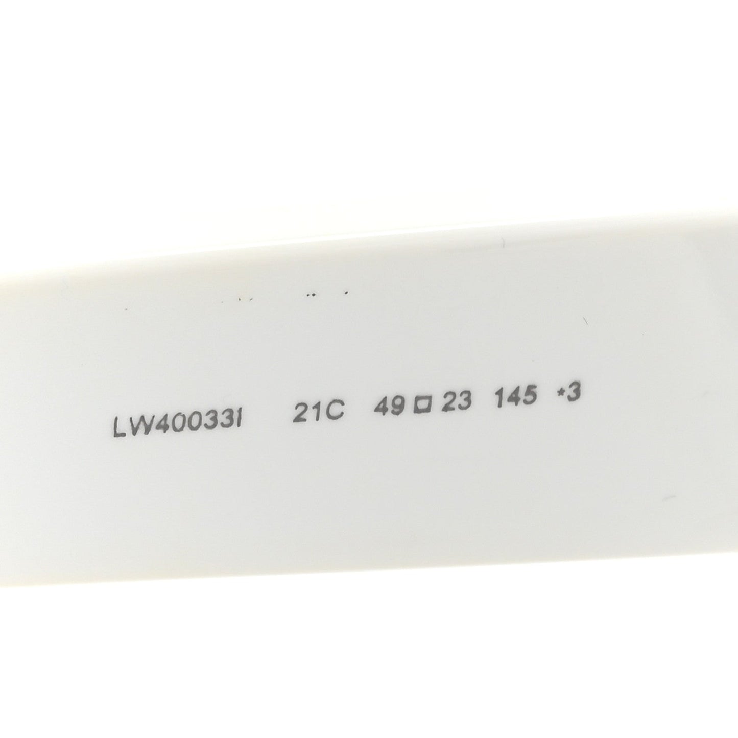 Acetate Sunglasses LW40033I White