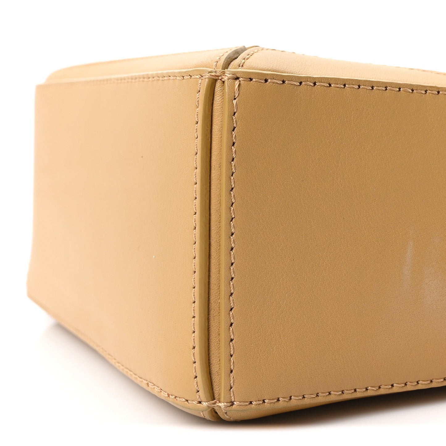 Calfskin Mini Woven Puzzle Bag Sahara
