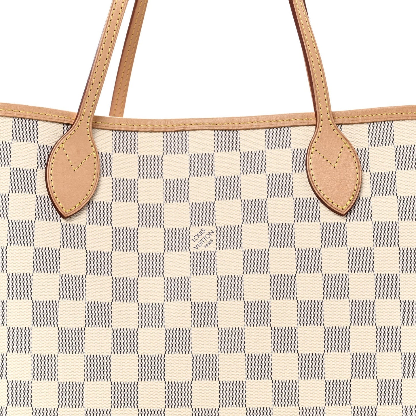 Damier Azur Neo Neverfull MM Rose Ballerine