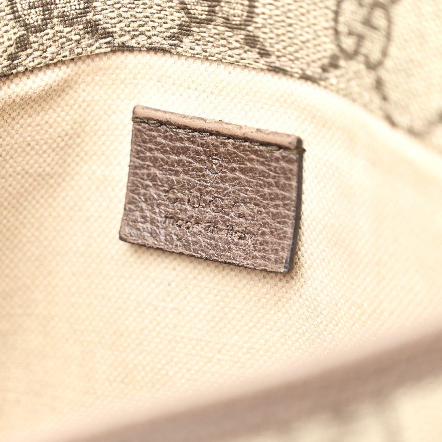GG Supreme Monogram Neo Vintage Web Belt Bag Brown