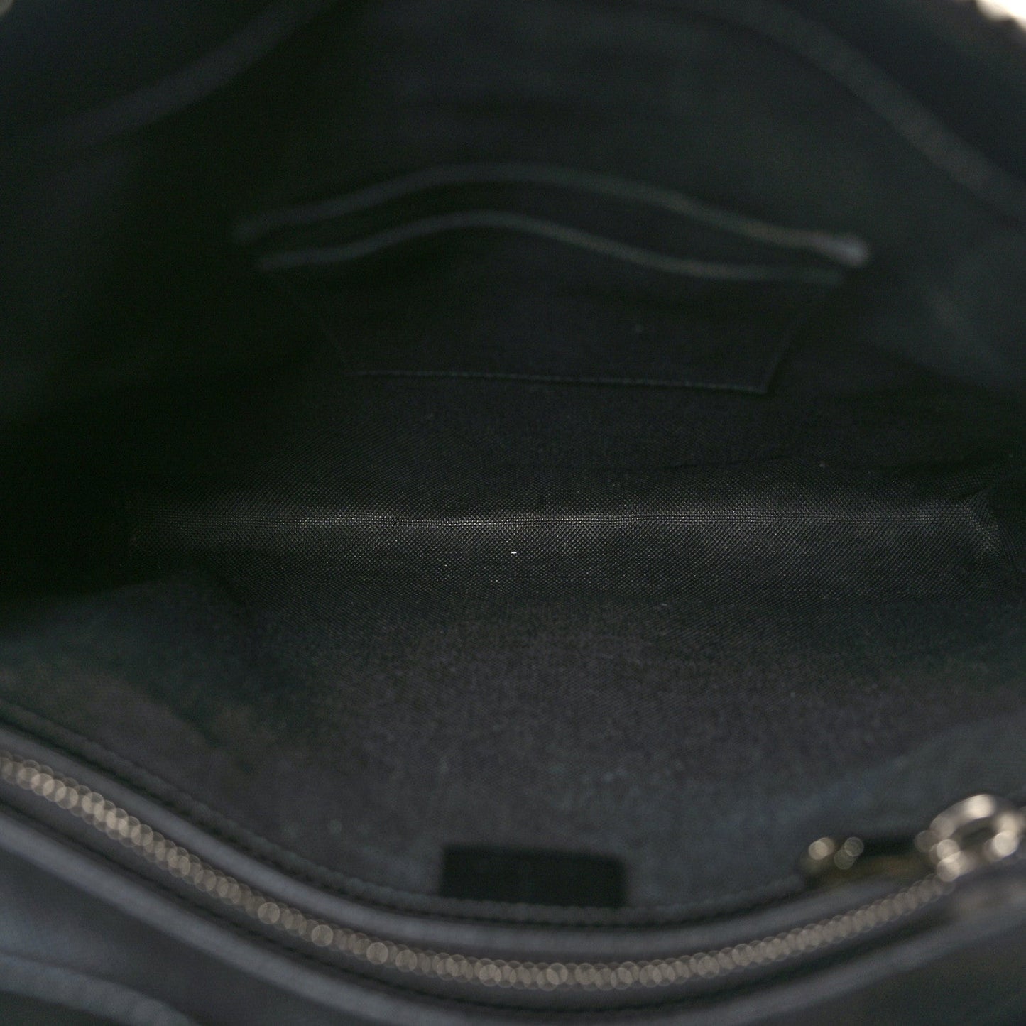 GG Supreme Monogram Web Small Flat Messenger Bag Black Grey