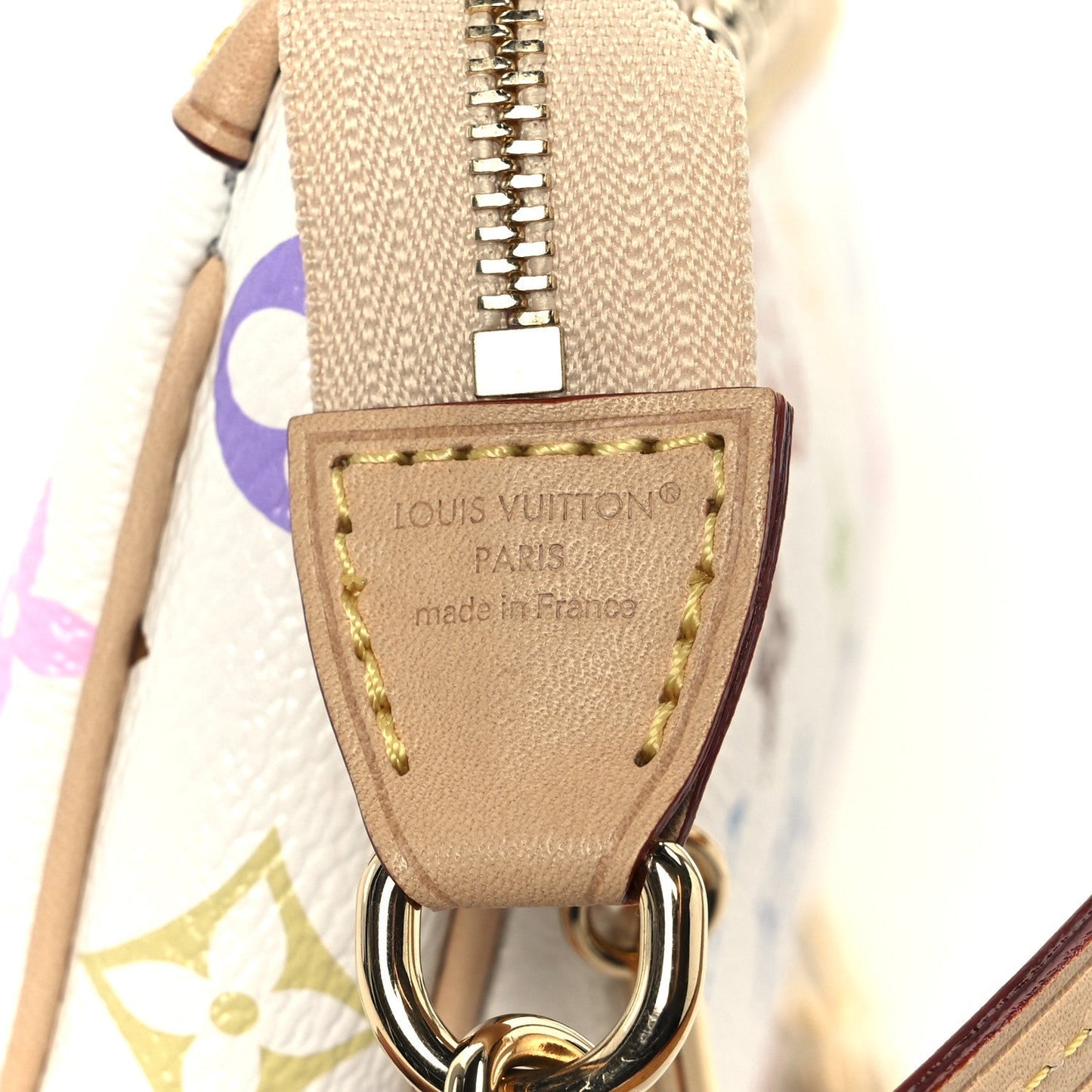 LV X TM Monogram Multicolor Pochette Accessories White