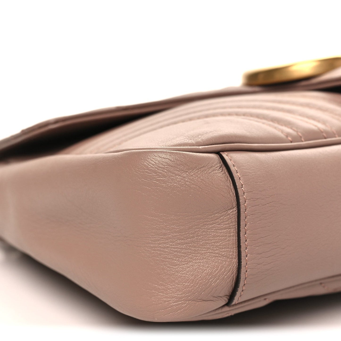 Calfskin Matelasse Medium GG Marmont Shoulder Bag Porcelain Rose