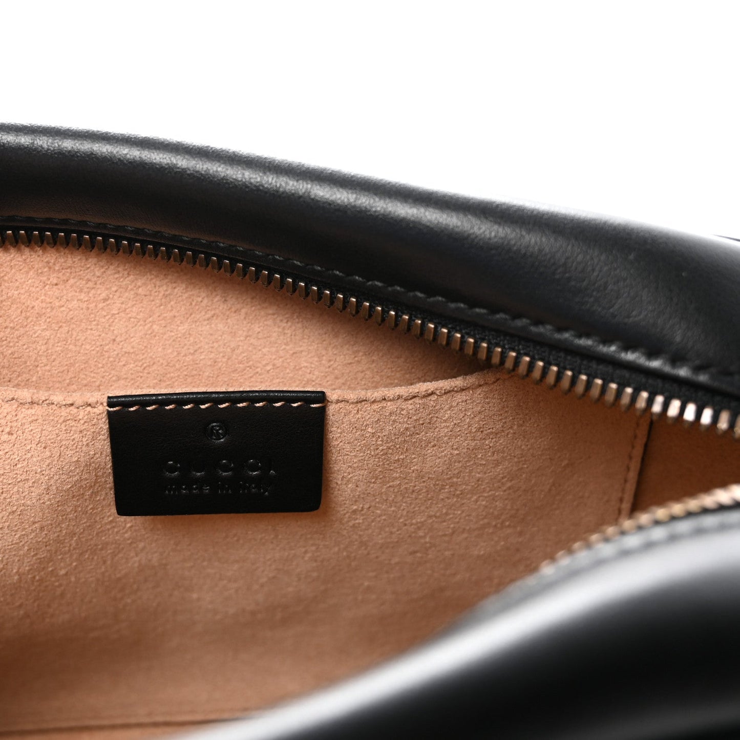 Calfskin Matelasse Small GG Marmont Chain Shoulder Bag Black