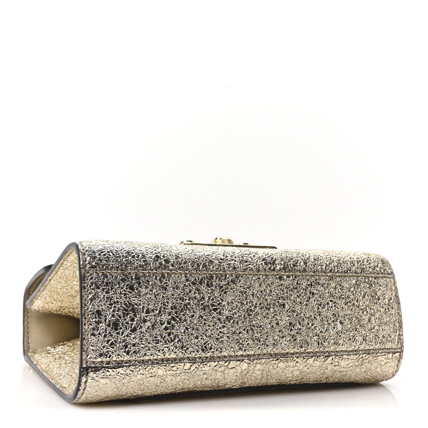 Galassia Small Padlock Shoulder Bag Platino