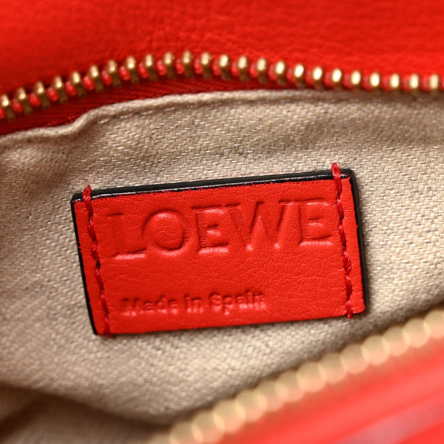 Calfskin Small Puzzle Bag Scarlet