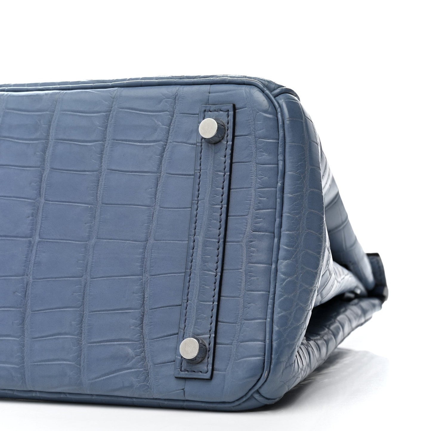 Matte Porosus Crocodile Birkin 30 Bleu Brighton