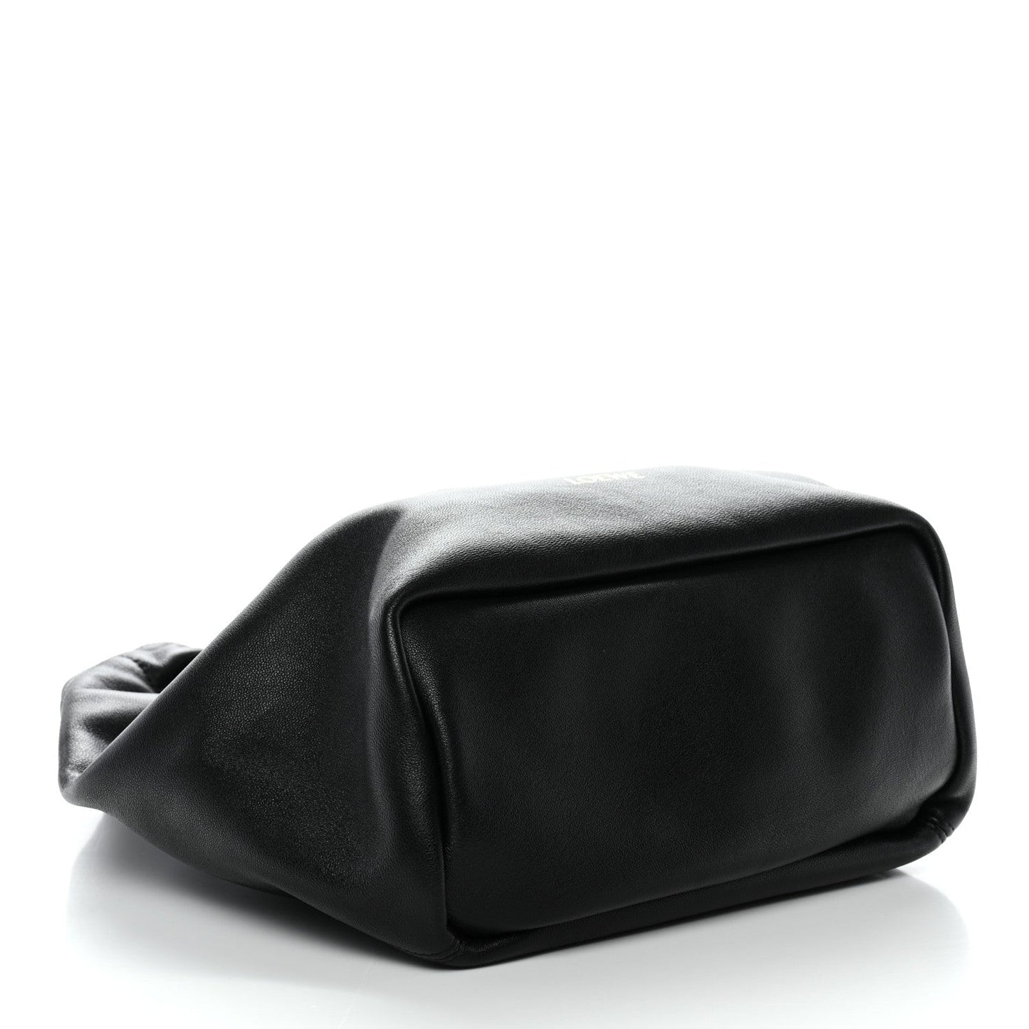 Mellow Nappa Small Monochrome Squeeze Bag Black