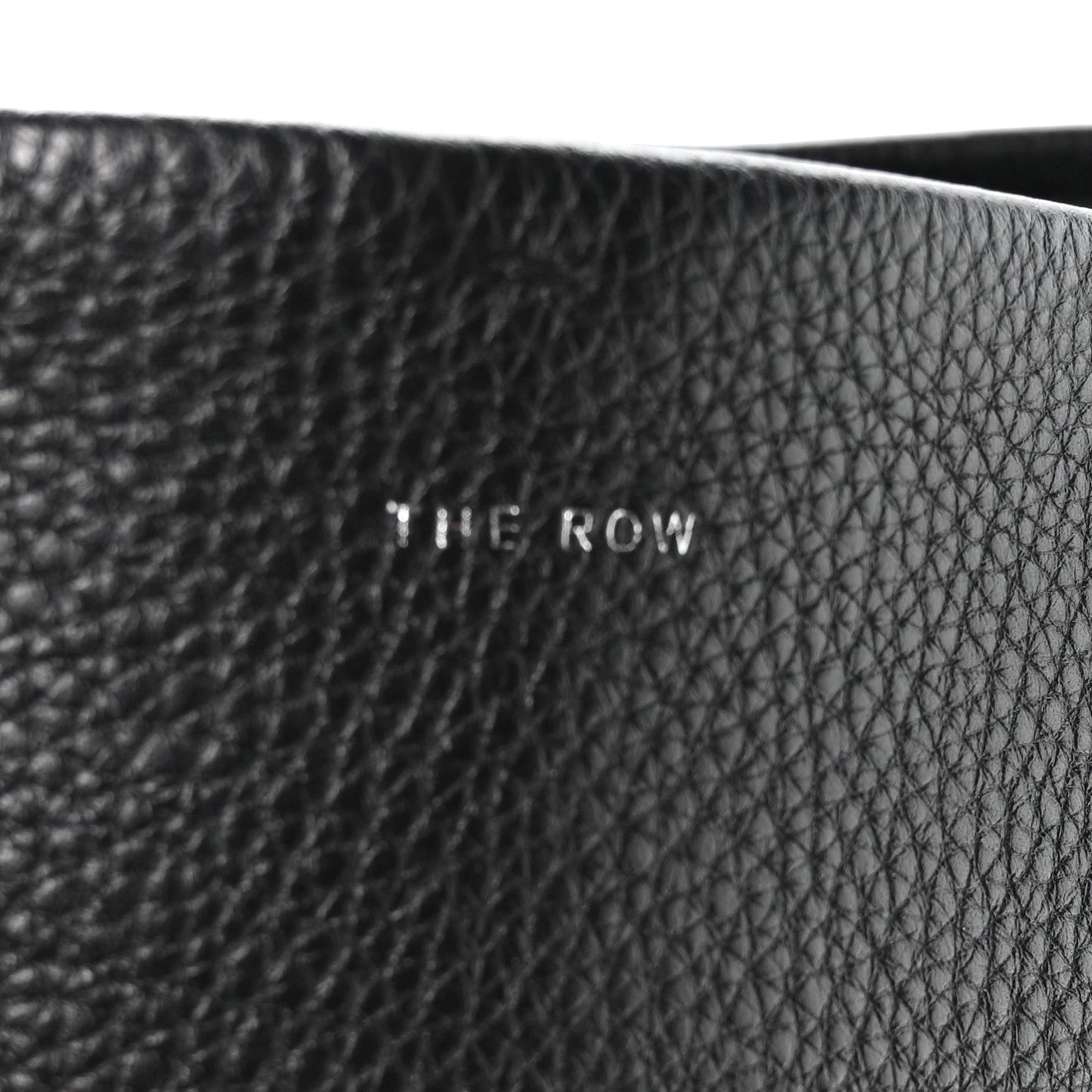 Grained Calfskin Park Tote Three Black