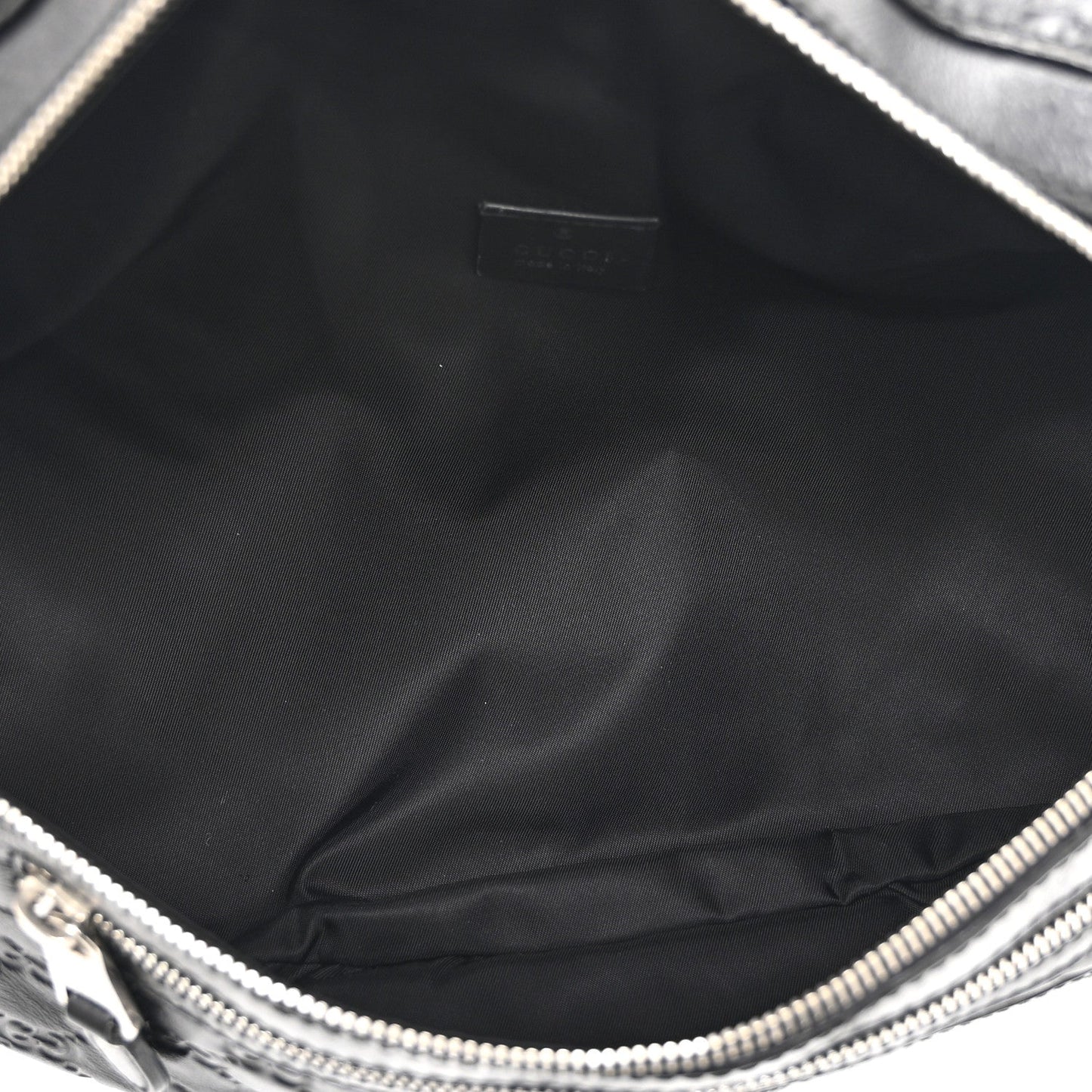 Guccissima Web Belt Bag Black