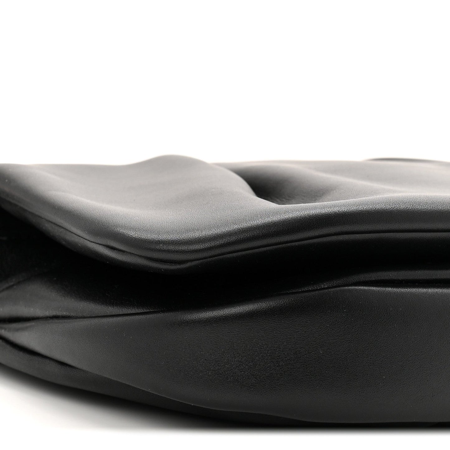 Shiny Nappa Calfskin Paseo Satchel Black