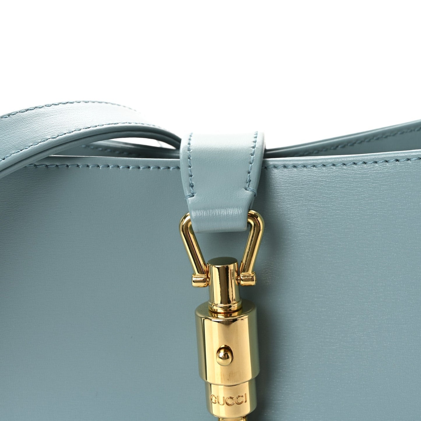 Boarded Dyana Lux Calfskin Small Jackie 1961 Hobo Dusty Azure