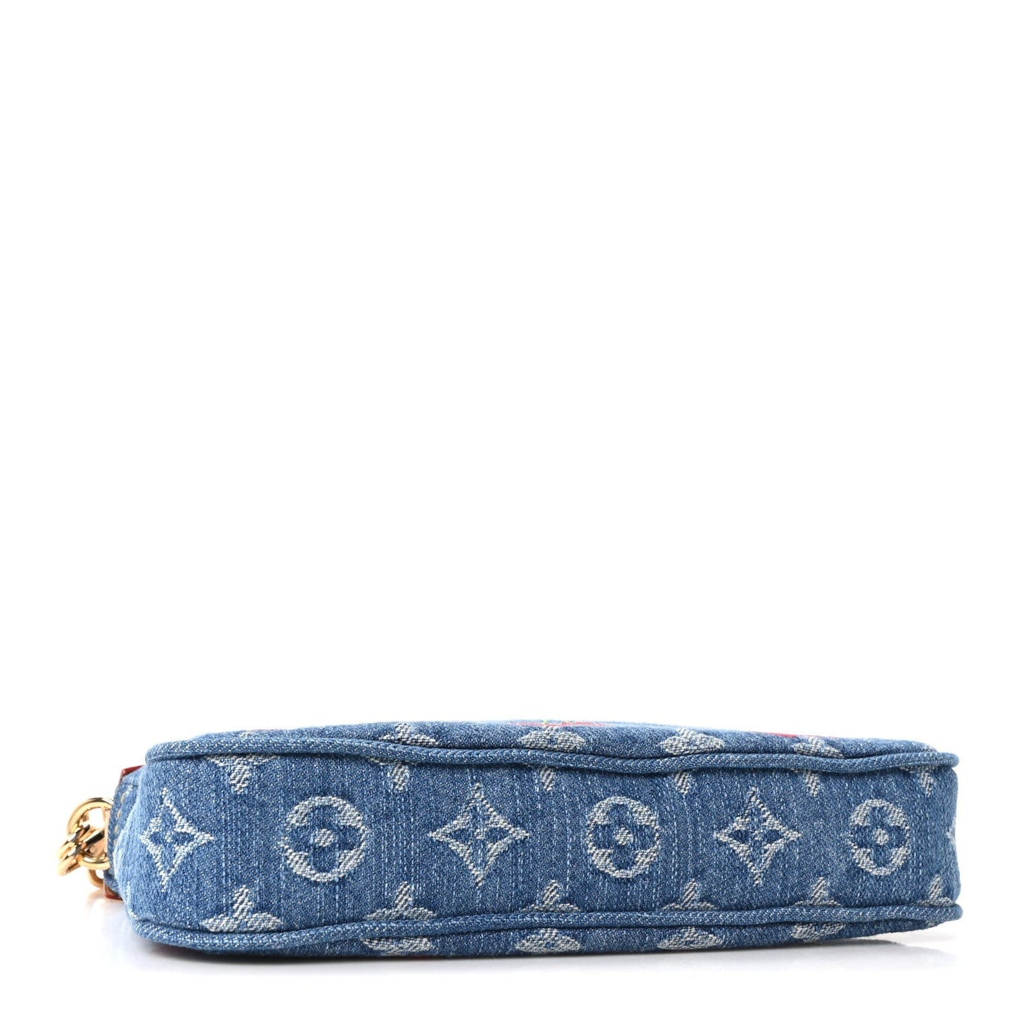 LV X TM Monogram Denim Cerises Pochette Accessories Blue