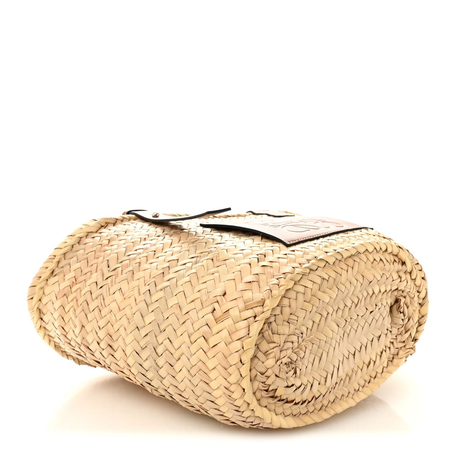 Raffia Basket Tote Bag Natural Tan