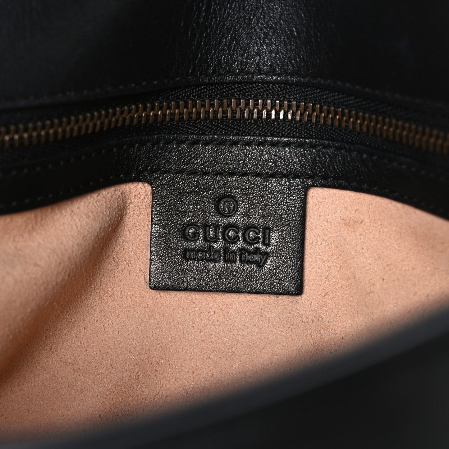 Calfskin Matelasse Small GG Marmont Shoulder Bag Black