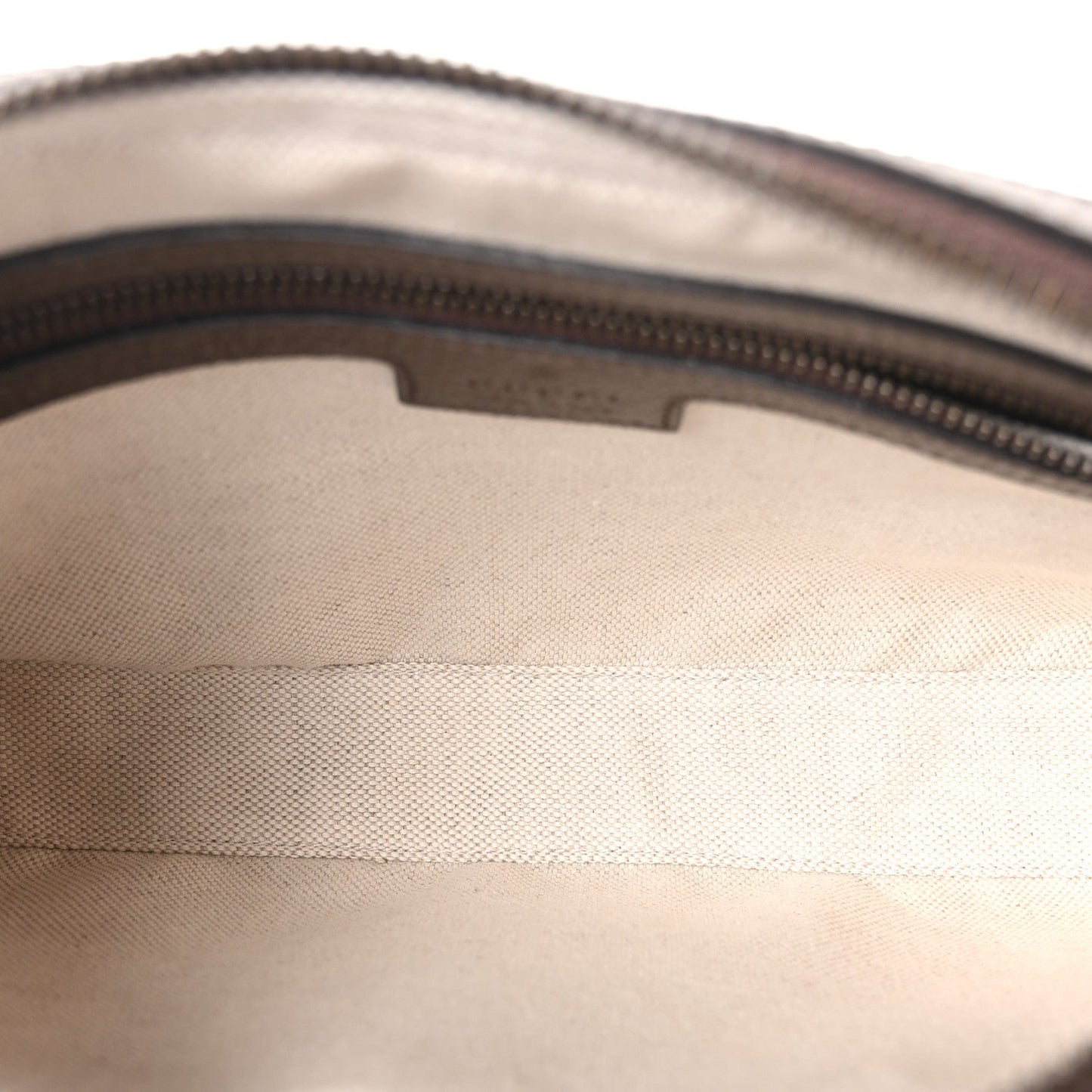 GG Supreme Monogram Textured Dollar Calfskin Web Ophidia Wristlet Shoulder Bag Beige Ebony New Acero