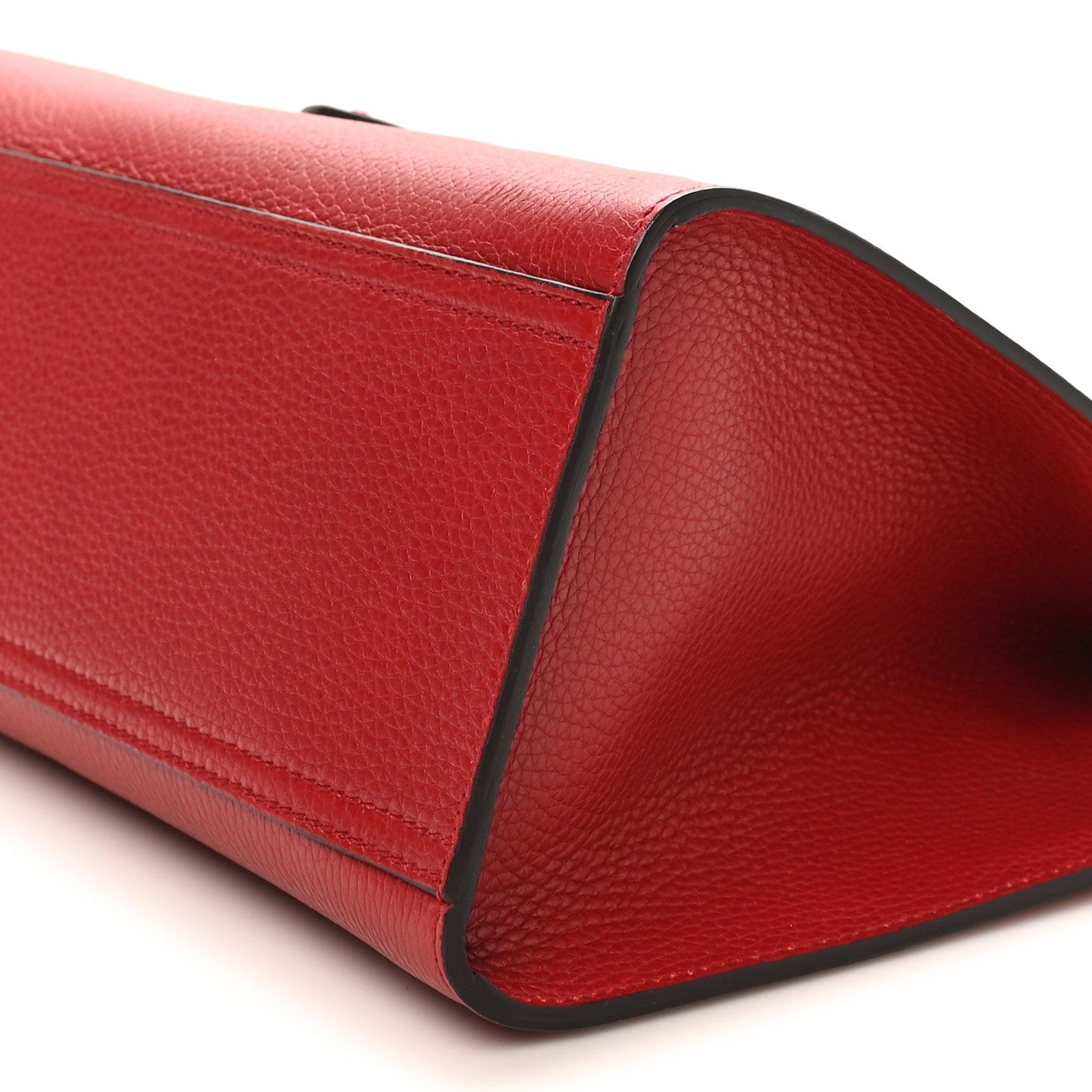 Calfskin Small GG Marmont Top Handle Bag Vulcanic Red