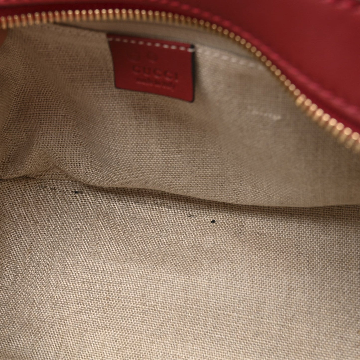Soft Microguccissima Small Crossbody Bag Rosso