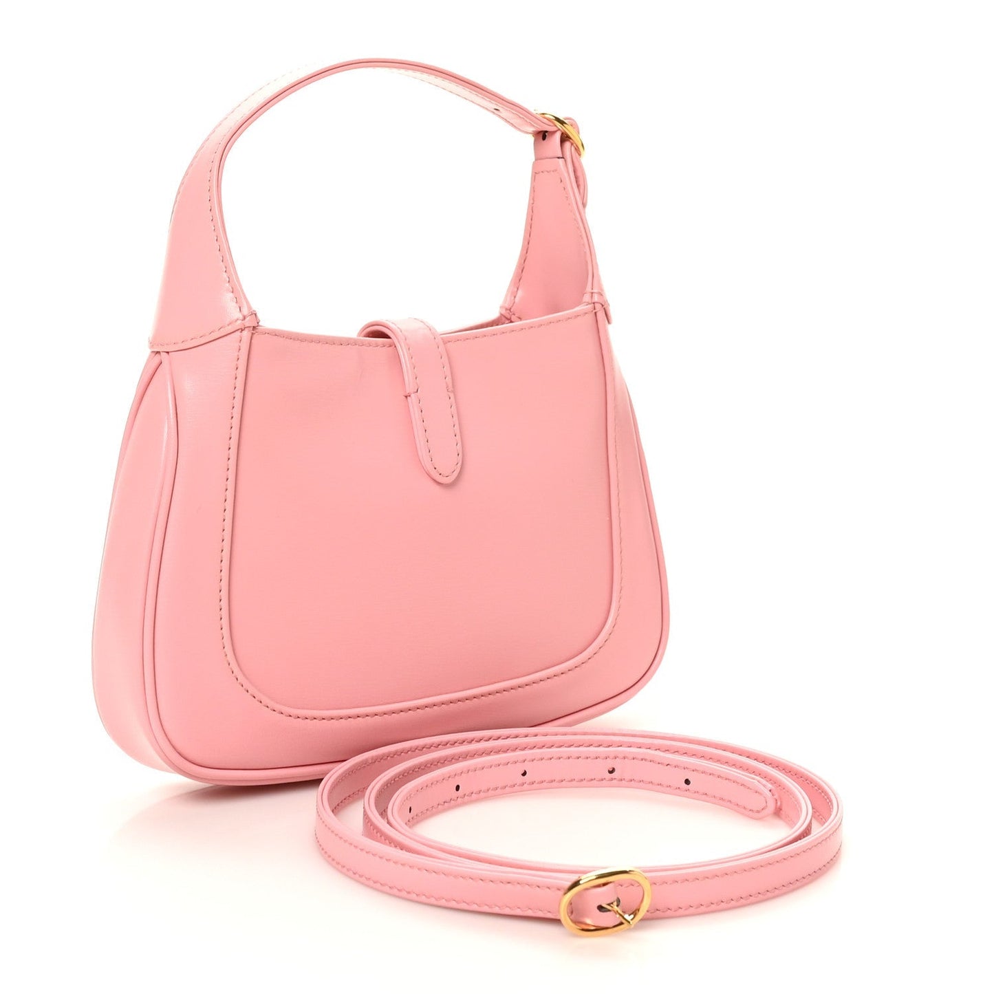 Boarded Dyana Lux Calfskin Mini Jackie 1961 Hobo Wild Rose