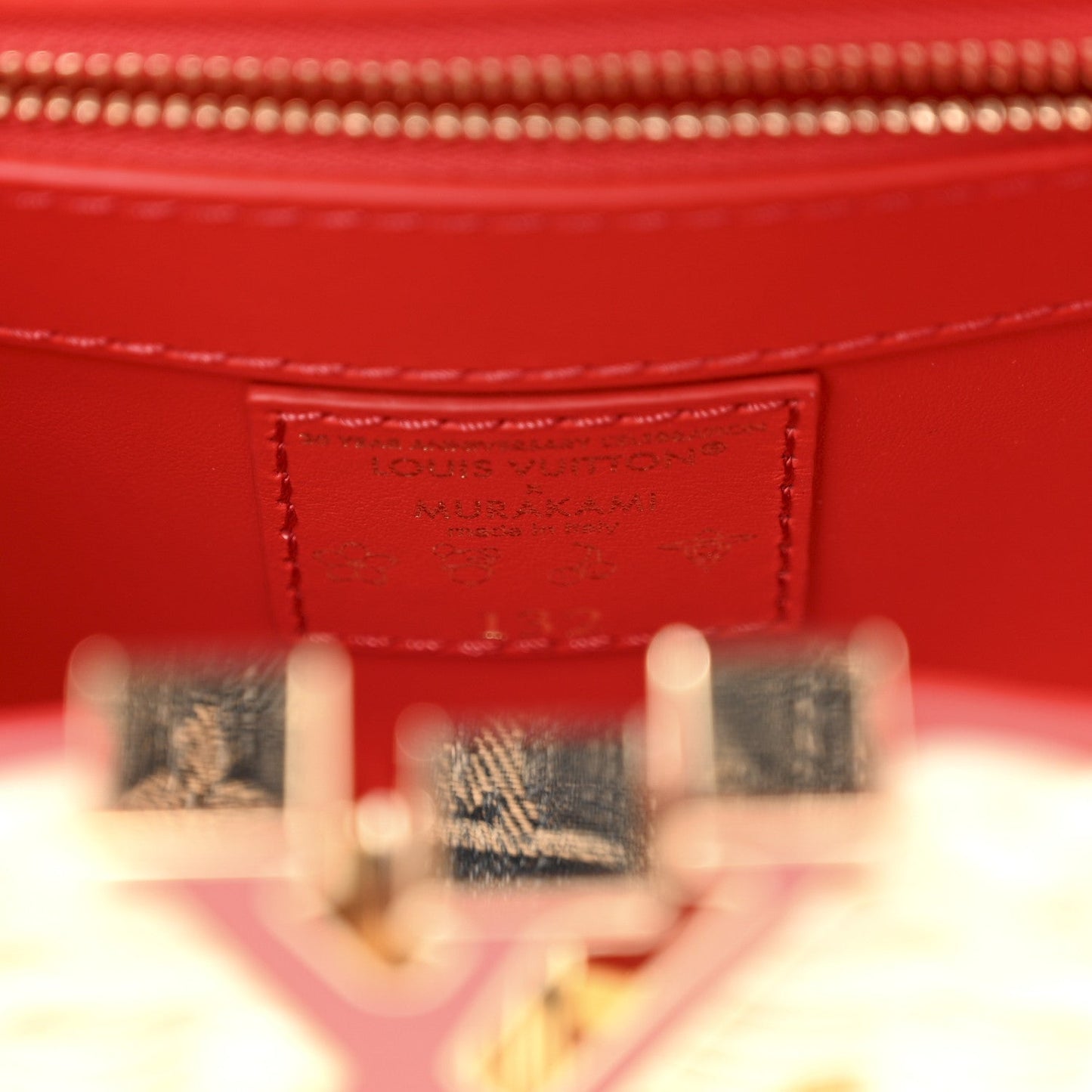 LV X TM Rattan Denim Calfskin Cerises Capucines Mini