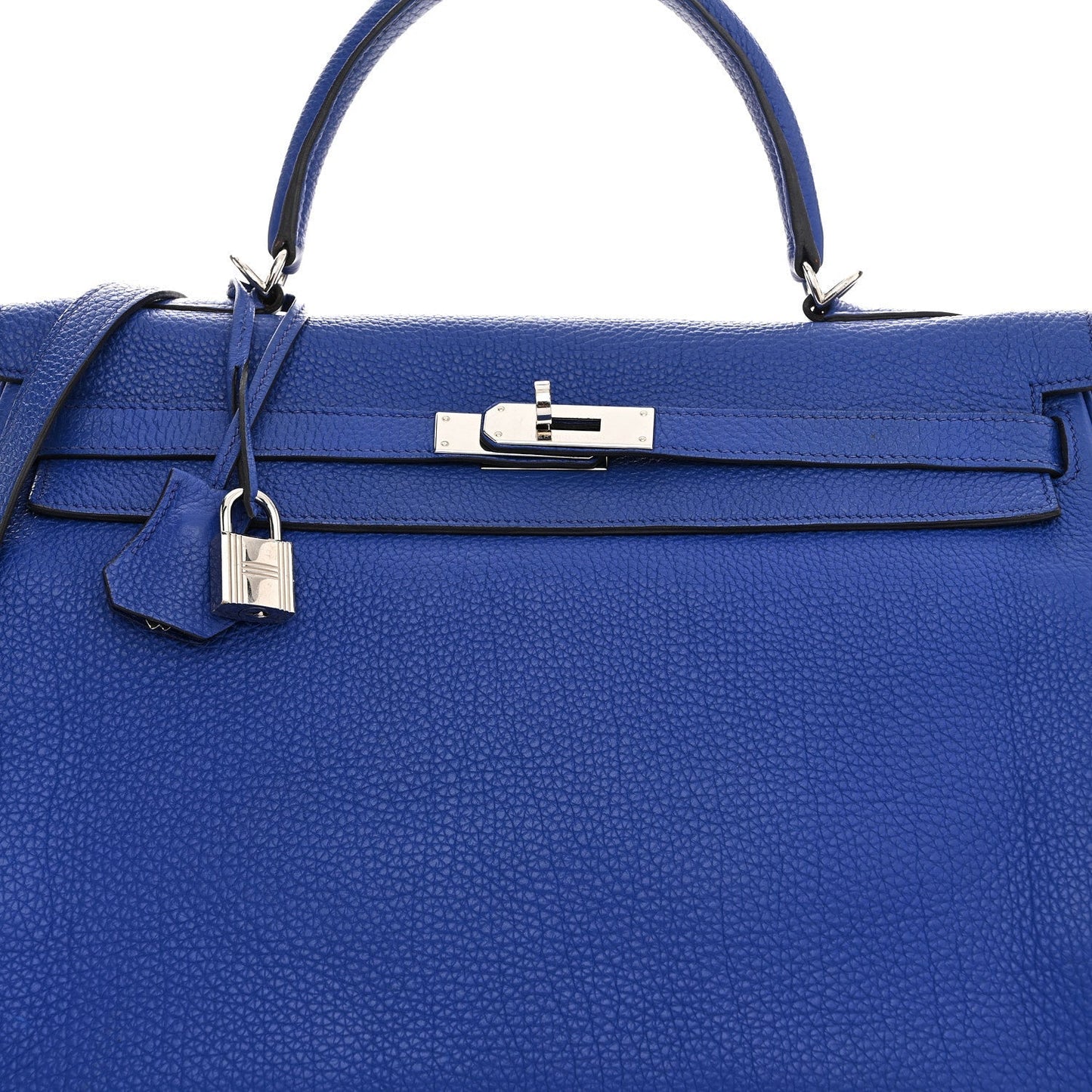 Togo Kelly Retourne 35 Bleu Electrique