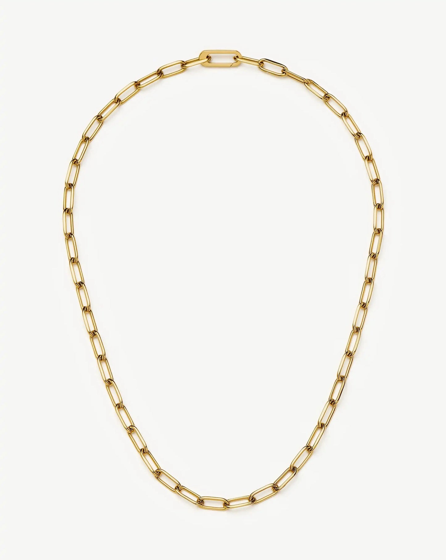 Classic Paperclip Chain Necklace | 18k Gold Plated