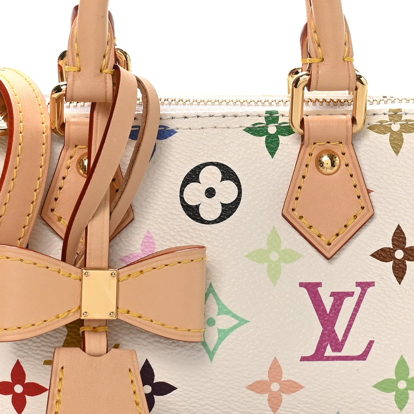 LV X TM Monogram Multicolor Nano Speedy White