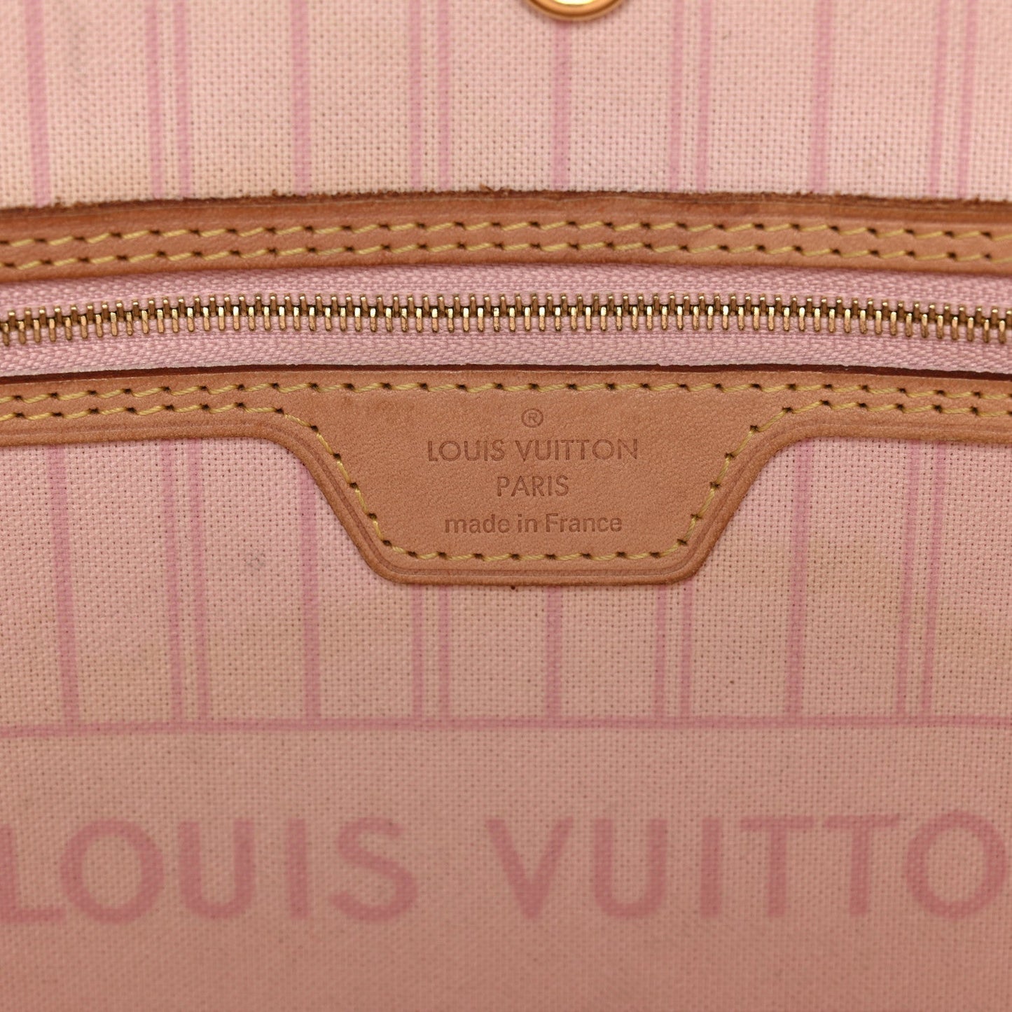 Damier Azur Neo Neverfull MM Rose Ballerine