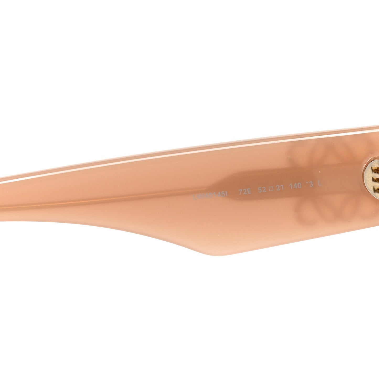 Acetate Anagram Cat Eye Sunglasses LW40145I  Light Pink