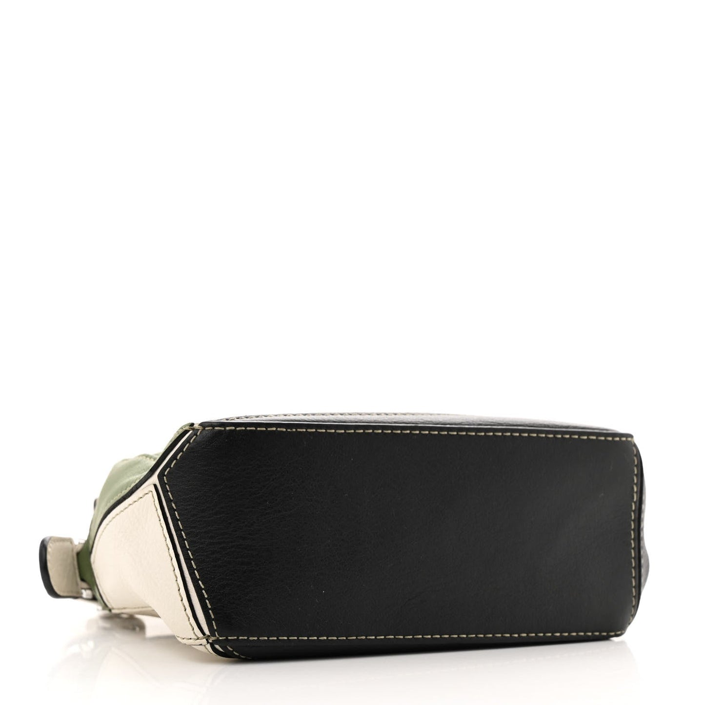 Calfskin Mini Puzzle Bag Soft White Rosemary