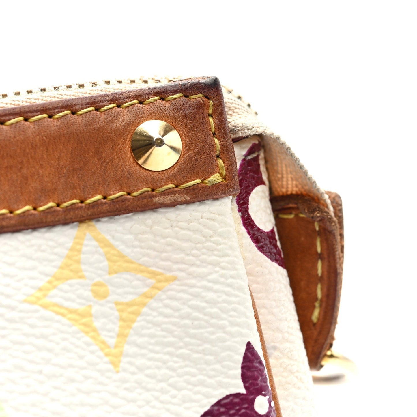 Monogram Multicolor Pochette Accessories White