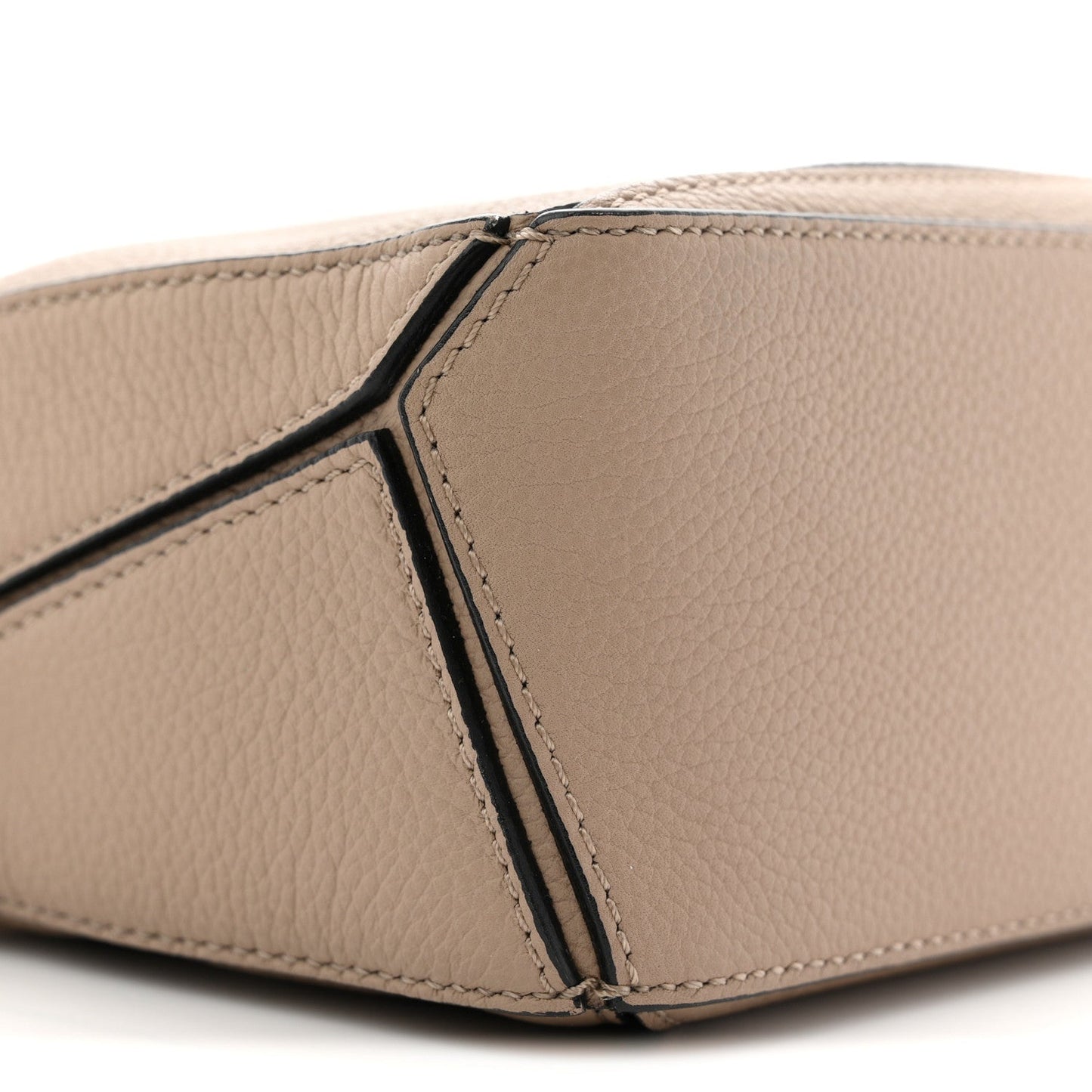 Calfskin Mini Puzzle Bag Sand