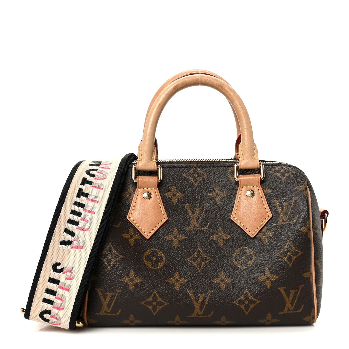 Monogram Speedy Bandouliere 20 Black