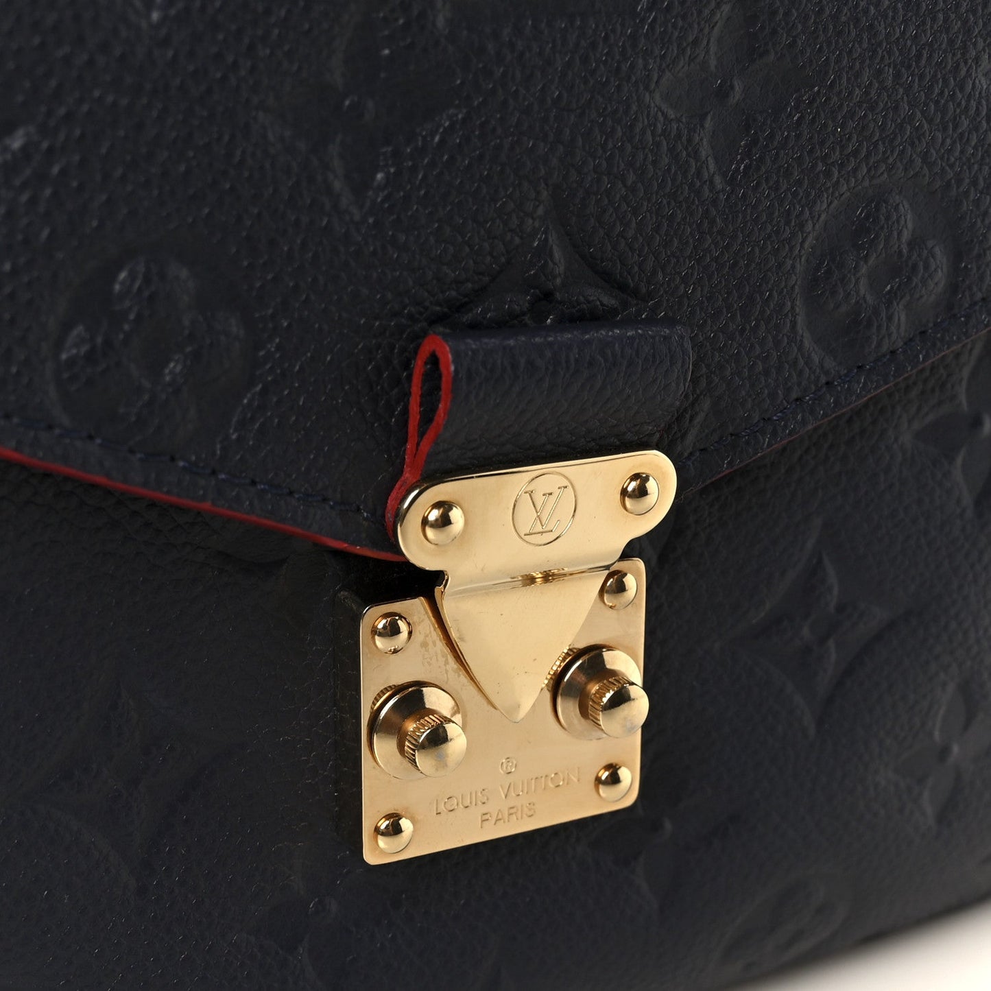 Empreinte Pochette Metis Marine Rouge