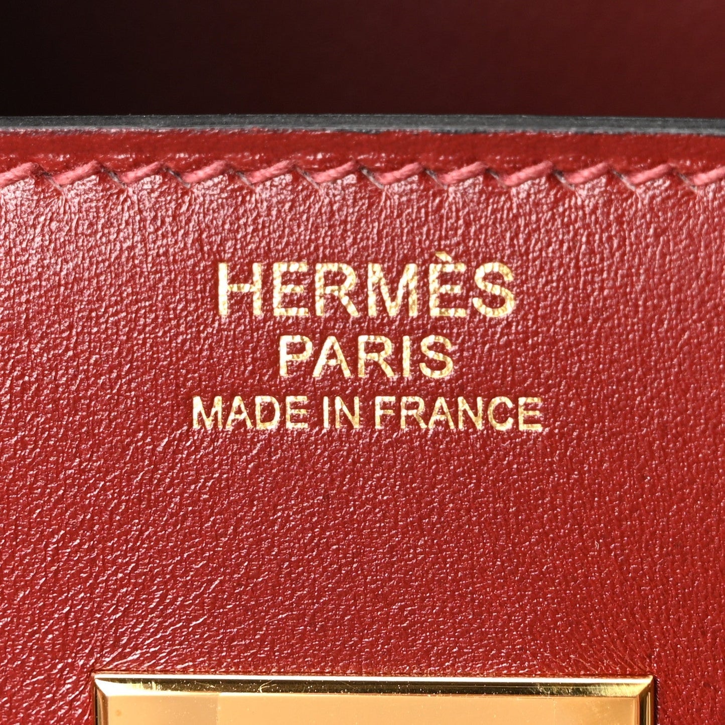 Box Birkin Sellier 30 Rouge H
