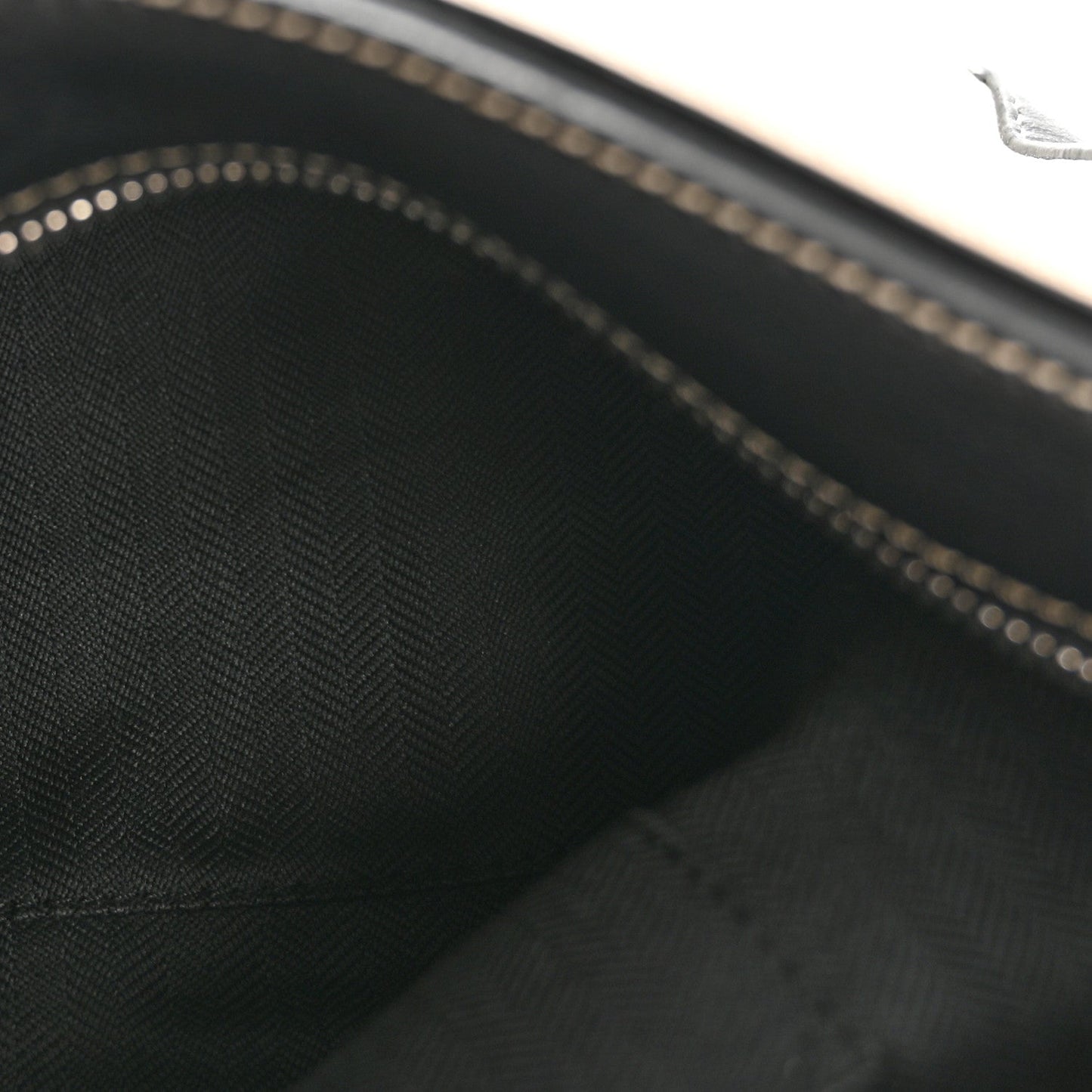 Calfskin Small Puzzle Bag Sand Soft White Black