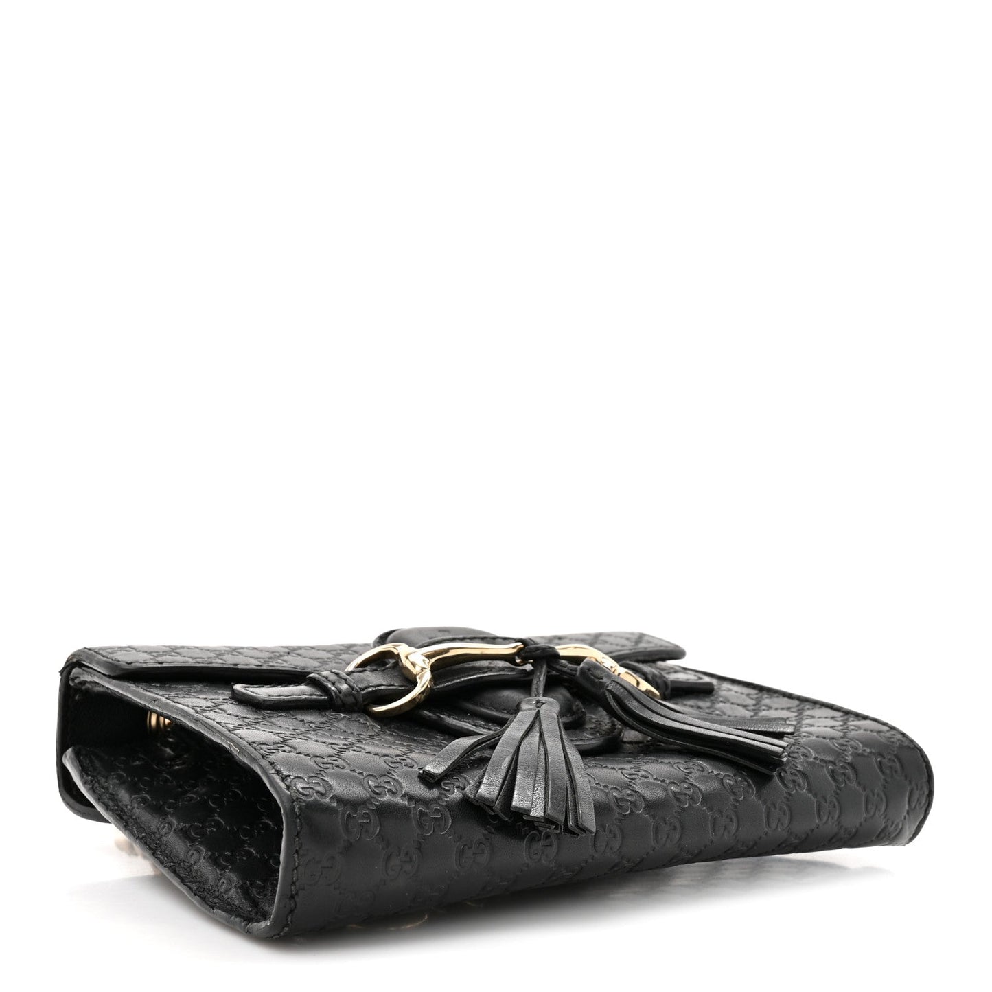 Microguccissima Mini Emily Chain Shoulder Bag Black