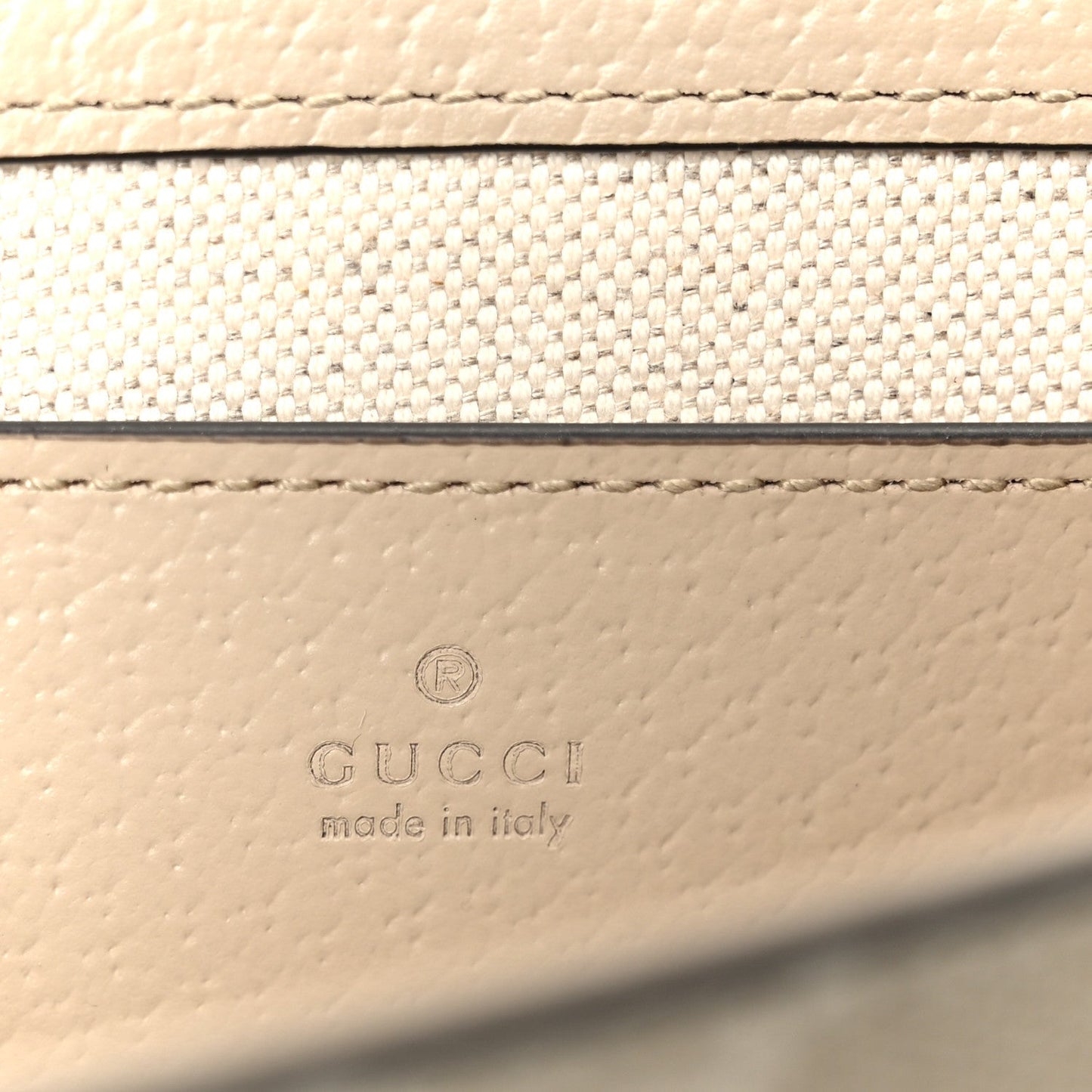 GG Supreme Monogram Textured Dollar Calfskin Web Mini Ophidia Envelope Shoulder Bag Beige Mystic White Oatmeal