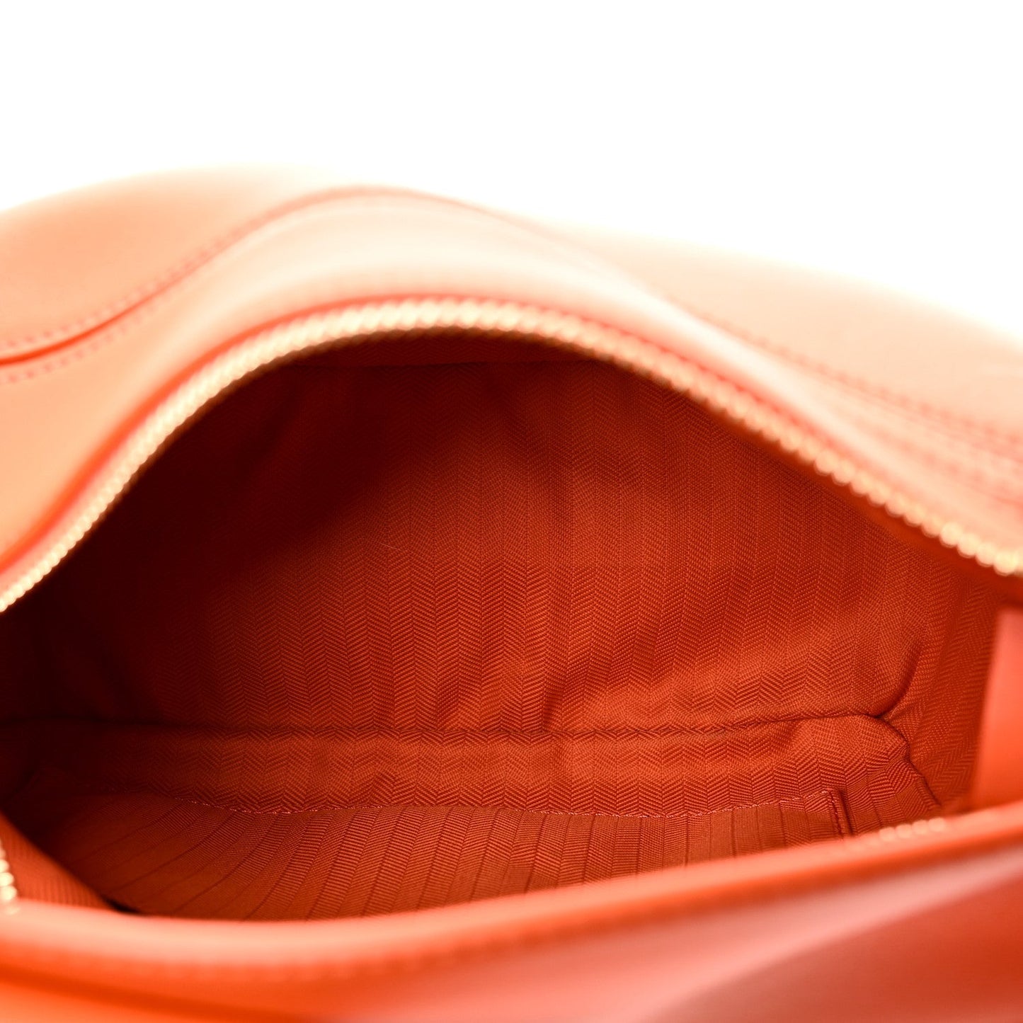 Satin Calfskin Small Puzzle Bag Orange