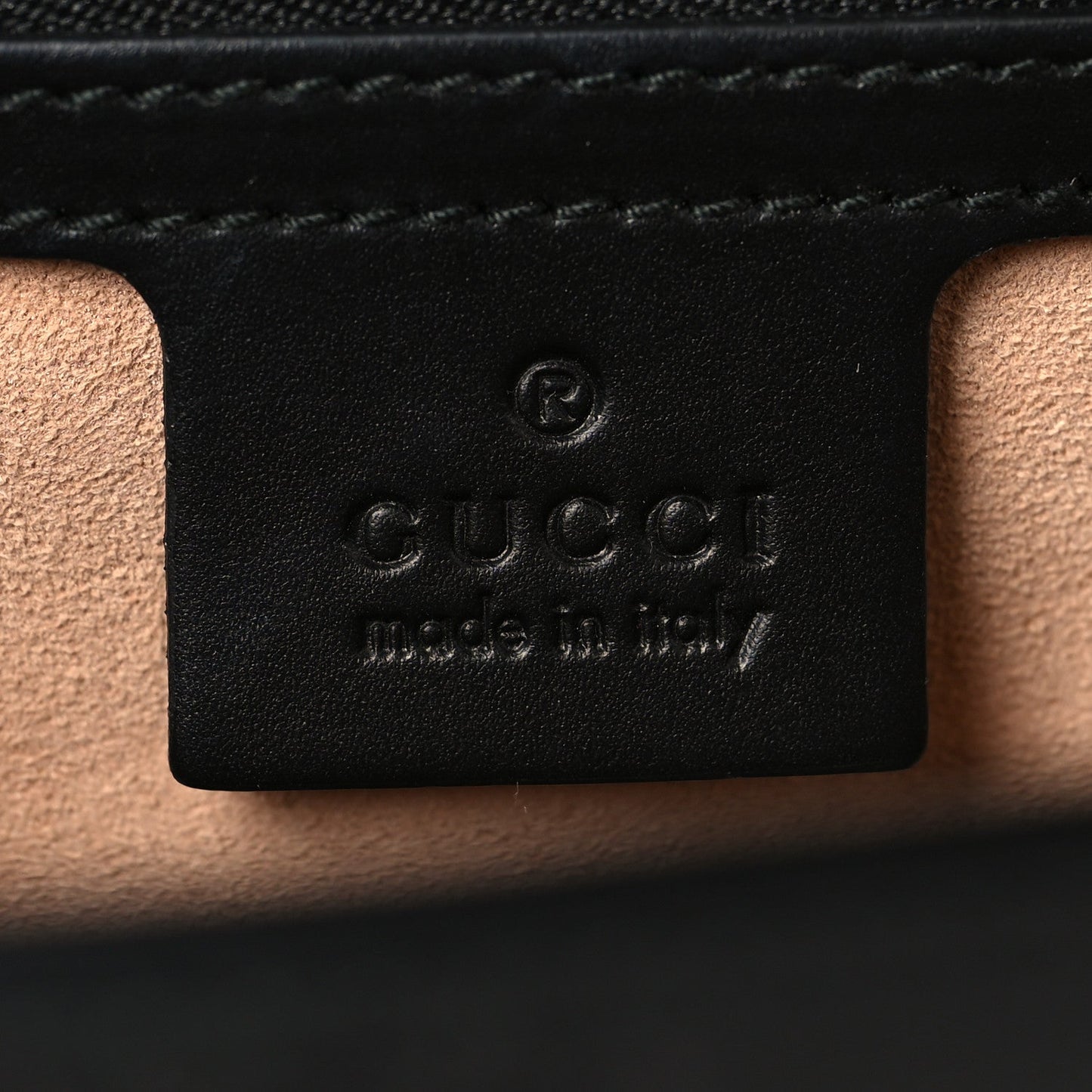 Guccissima Medium Padlock Shoulder Bag Black